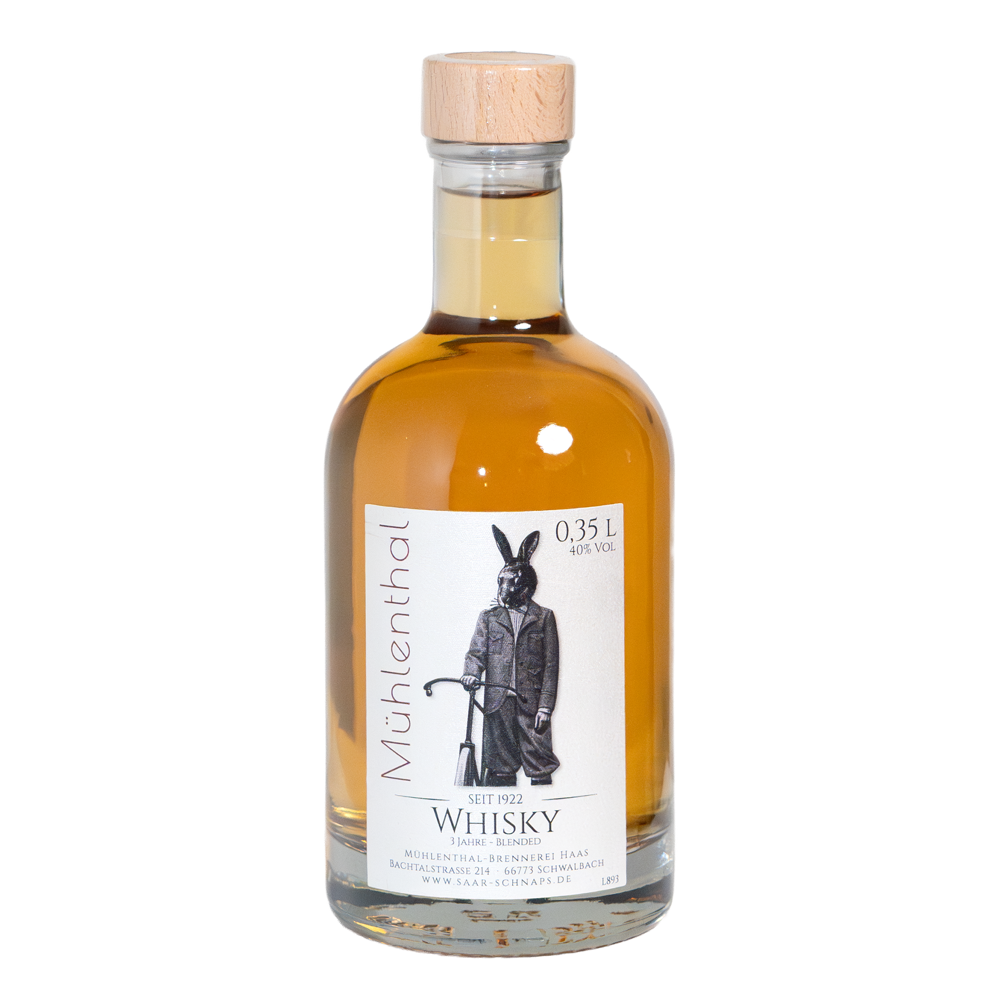 Whisky Blended 0,35 l - 3 Jahre