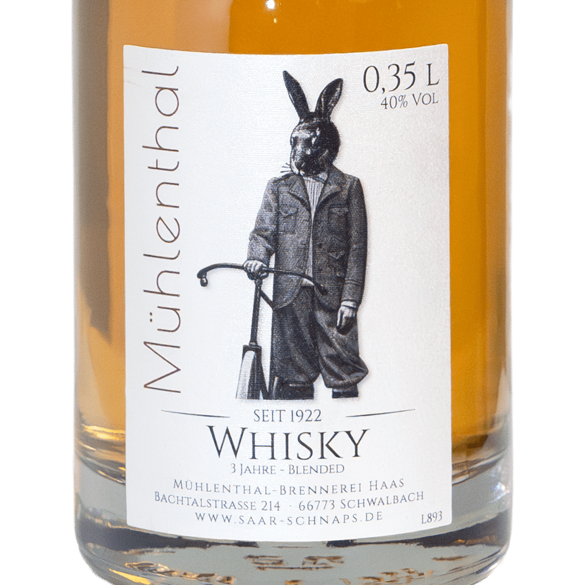 Whisky Blended 0,35 l - 3 Jahre