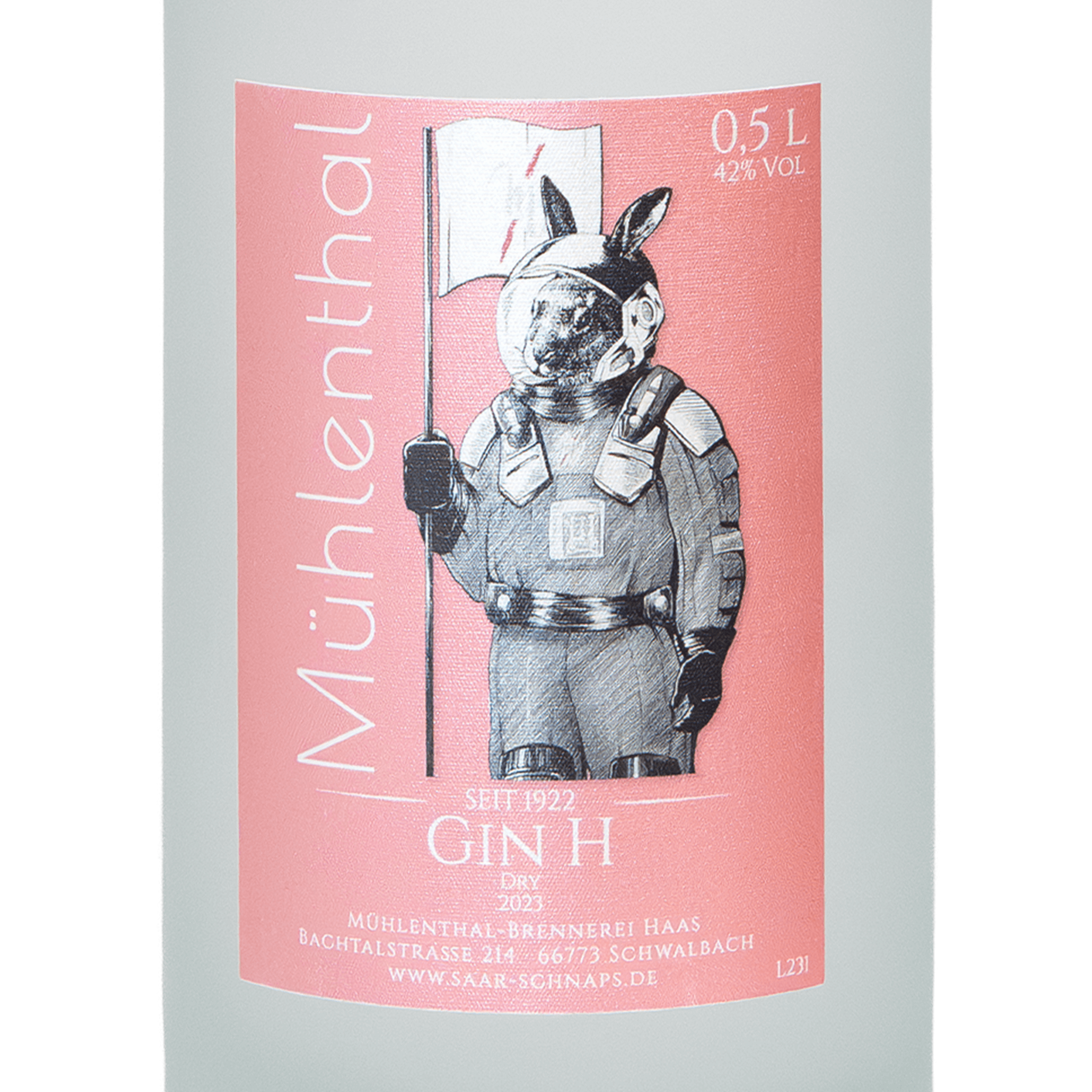 Gin H - Dry 0,5 l